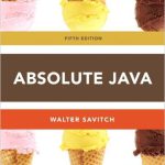 Absolute Java 5th Edition Walter Savitch Test Bank