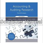 Accounting and Auditing Research Tools and Strategies 9th Edition Weirich Solutions Manual