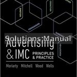 Advertising and IMC Principles and Practice 11th Edition Moriarty Solutions Manual