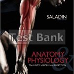 Anatomy and Physiology The Unity of Form and Function 6th Edition Saladin Test Bank