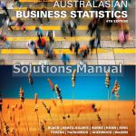 Australasian Business Statistics 4th Edition black Solutions Manual