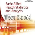 Basic Allied Health Statistics and Analysis 4th Edition Koch Test Bank