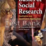 Basics of Social Research Qualitative and Quantitative Approaches Canadian 1st Edition Neuman Test Bank