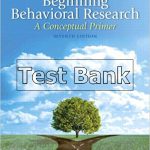 Beginning Behavioral Research A Conceptual Primer 7th Edition Rosnow Test Bank