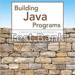Building Java Programs 3rd Edition Reges Test Bank