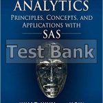 Business Analytics Principles Concepts and Applications with SAS What Why and How 1st Edition Schniederjans Test Bank