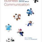 Business Communication Building Critical Skills 6th Edition Locker Solutions Manual