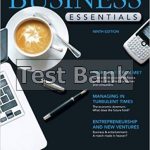 Business Essentials 9th Edition Ebert Test Bank