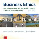 Business Ethics 4th Edition Hartman Solutions Manual