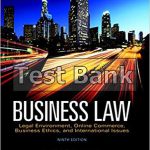 Business Law 9th Edition Cheeseman Test Bank