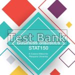 Business Statistics STAT150 A Custom 1st Edition Sharpe Test Bank