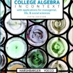 College Algebra in Context 5th Edition Harshbarger Test Bank