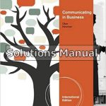 Communication in Business International Edition 8th Edition Ober Solutions Manual