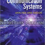 Communication Systems Analysis and Design 1st Edition Stern Solutions Manual