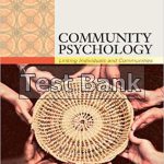 Community Psychology Linking Individuals and Communities 3rd Edition Kloos Test Bank