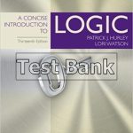 Concise Introduction to Logic 13th Edition Hurley Test Bank