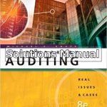 Contemporary Auditing Real Issues and Cases 8th Edition Knapp Solutions Manual