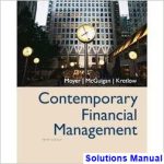 Contemporary Financial Management 10th Edition Moyer Solutions Manual