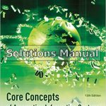 Core Concepts Of Accounting Information Systems 12th Edition Simkin Solutions Manual