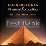 Cornerstones of Financial Accounting Canadian 1st Edition Rich Test Bank