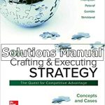 Crafting and Executing Strategy Concepts and Cases 22nd Edition Thompson Solutions Manual
