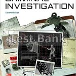Criminal Investigation 11th Edition Swanson Test Bank