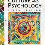 Culture and Psychology 6th Edition Matsumoto Test Bank