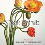 Current Psychotherapies 10th Edition Wedding Test Bank