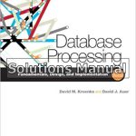 Database Processing 11th Edition Kroenke Solutions Manual