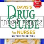 Daviss Drug Guide for Nurses 16th Edition Vallerand Test Bank
