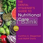 Dental Hygienists Guide to Nutritional Care 5th Edition Stegeman Test Bank
