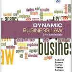 Dynamic Business Law The Essentials 2nd Edition Kubasek Test Bank