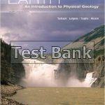 Earth An Introduction to Physical Geology Canadian 4th Edition Tarbuck Test Bank