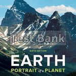 Earth Portrait of a Planet 6th Edition Marshak Test Bank
