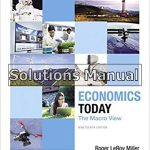 Economics Today The Macro View 19th Edition Miller Solutions Manual