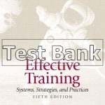 Effective Training 5th Edition Nick-Blanchard Test Bank