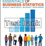 Essentials of Business Statistics Canadian 1st Edition Black Test Bank