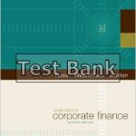 Essentials of Corporate Finance 7th Edition Ross Test Bank