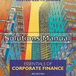 Essentials of Corporate Finance Australian 3rd Edition Ross Solutions Manual