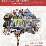 Essentials of Human Development A Life Span View 2nd Edition Kail Test Bank
