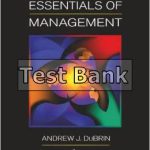 Essentials of Management 9th Edition DuBrin Test Bank