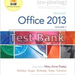 Exploring Microsoft Office 2013 Volume 1 1st Edition Poatsy Test Bank