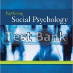 Exploring Social Psychology 6th Edition Myers Test Bank