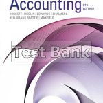 Financial Accounting 9th Edition Hoggett Test Bank