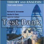 Financial Accounting Theory and Analysis Text and Cases 10th Edition Schroeder Test Bank