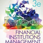 Financial Institution Management 3rd Edition Lange Test Bank