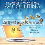 Financial Managerial Accounting 6th Edition Horngren Solutions Manual