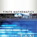 Finite Mathematics for the Managerial Life and Social Sciences 12th Edition Tan Solutions Manual