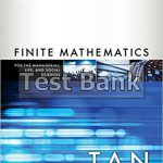 Finite Mathematics for the Managerial Life and Social Sciences 12th Edition Tan Test Bank