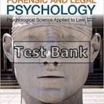 Forensic and Legal Psychology Psychological Science Applied to Law 2nd Edition Costanzo Test Bank